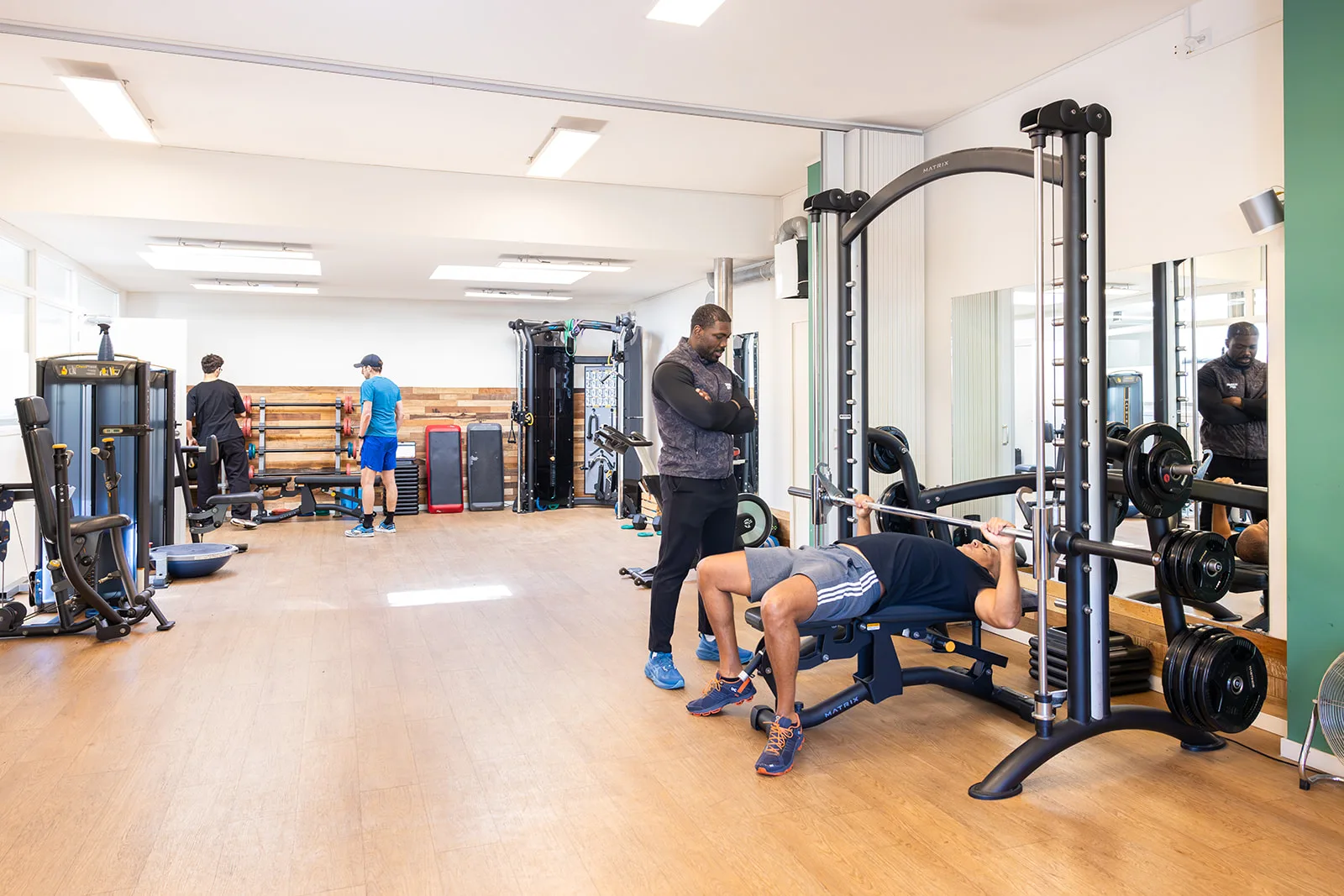 Persoonlijke coaching op de trainingsvloer